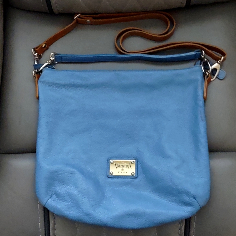 *FINAL PRICE* Valentina Pebble Leather Satchel